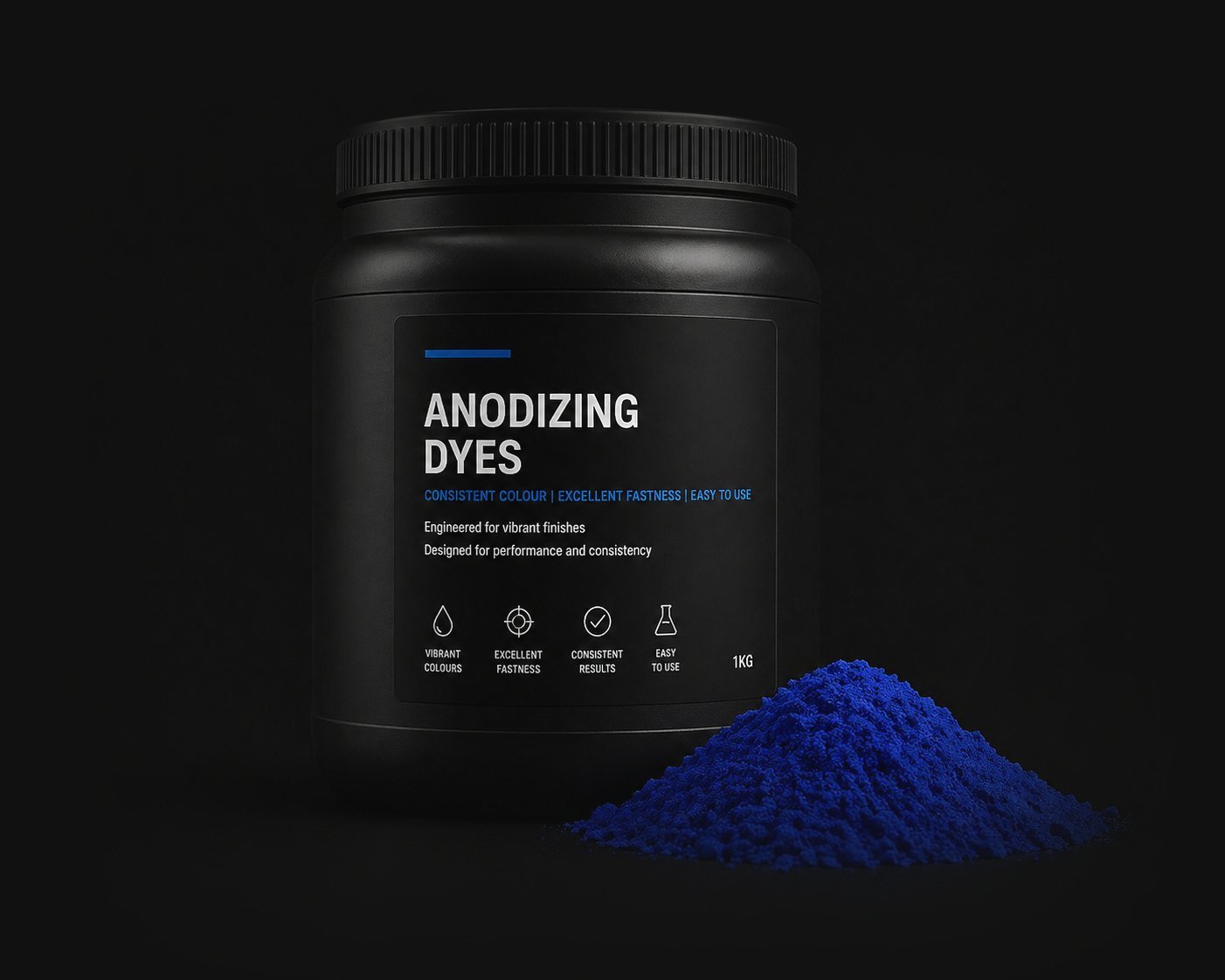 Anodizing Dyes — 1KG container